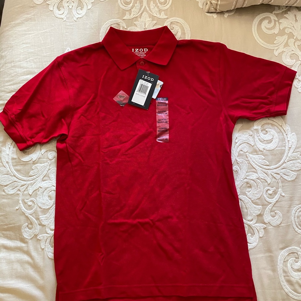 Boys Izod polo L 14/16